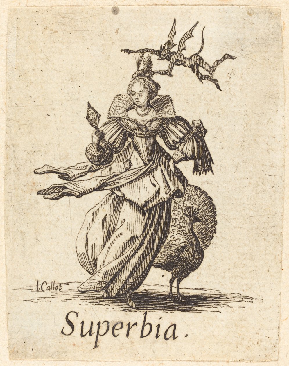 Trots (IJdelheid) door Jacques Callot