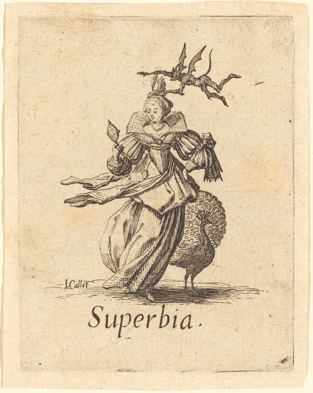 Trots (IJdelheid) door Jacques Callot