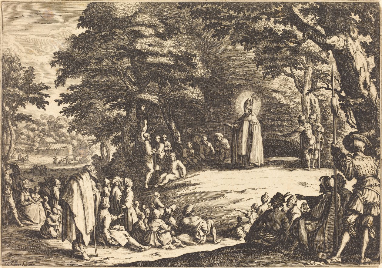 Sint Amond door Jacques Callot
