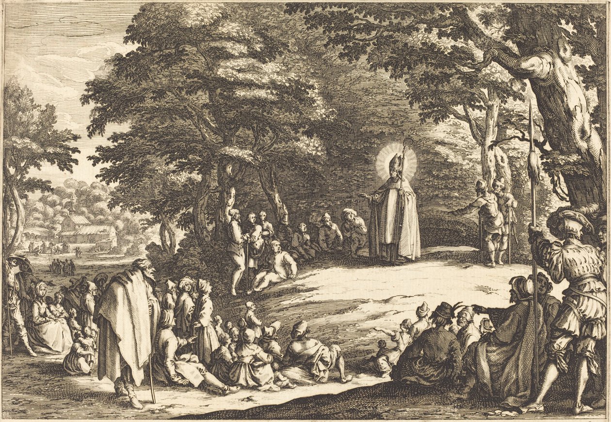 Sint Amond door Jacques Callot