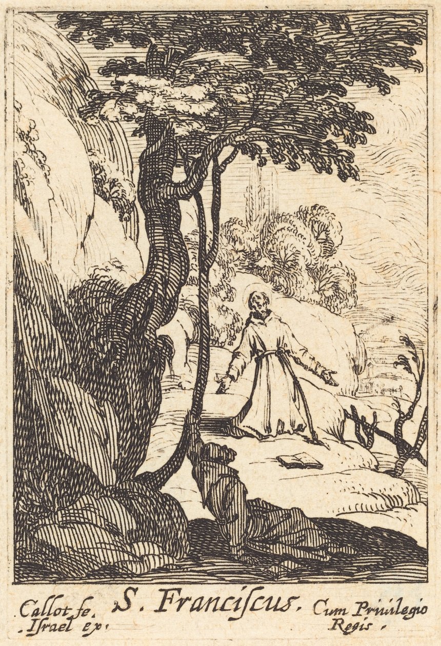 Sint Franciscus door Jacques Callot