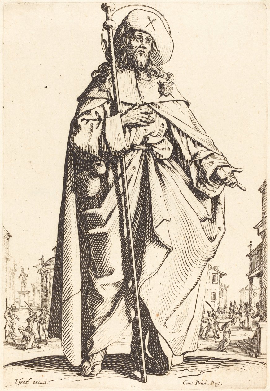 Sint Jacobus de Meerdere door Jacques Callot