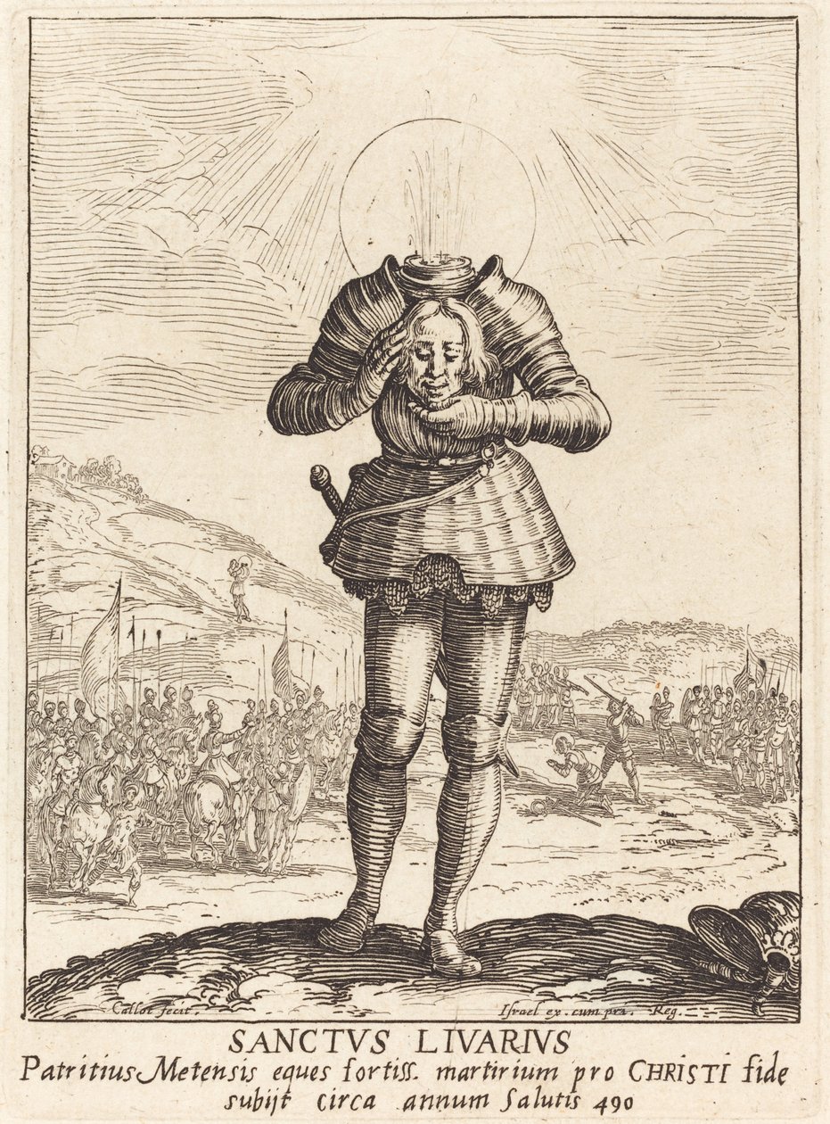 Sint Livier door Jacques Callot