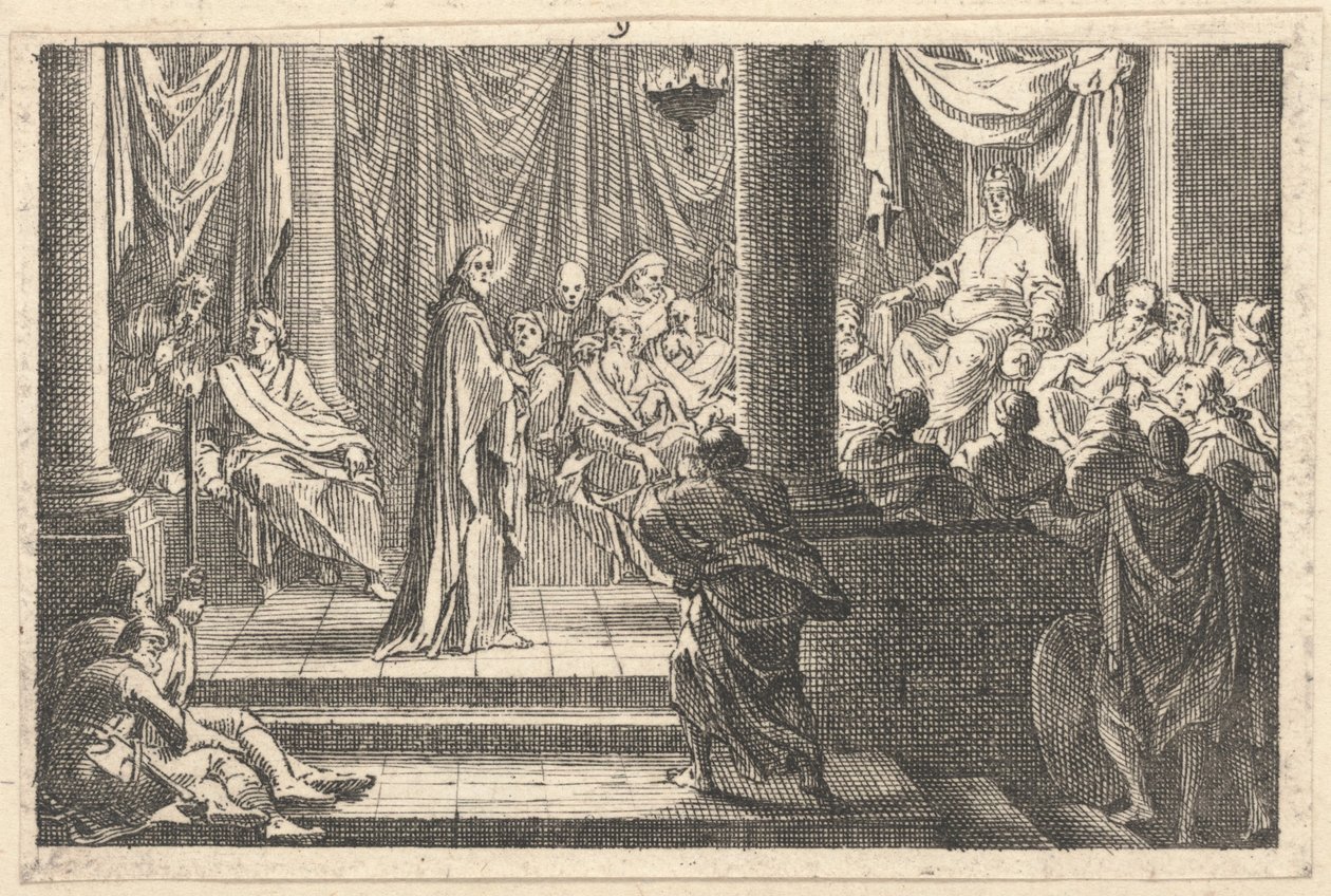 Scène uit de Passie door Jacques Callot