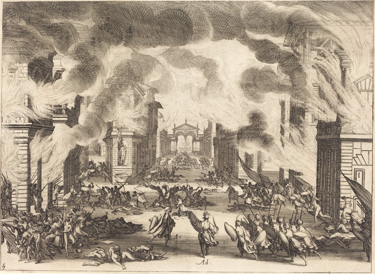 Solimano, Act V door Jacques Callot