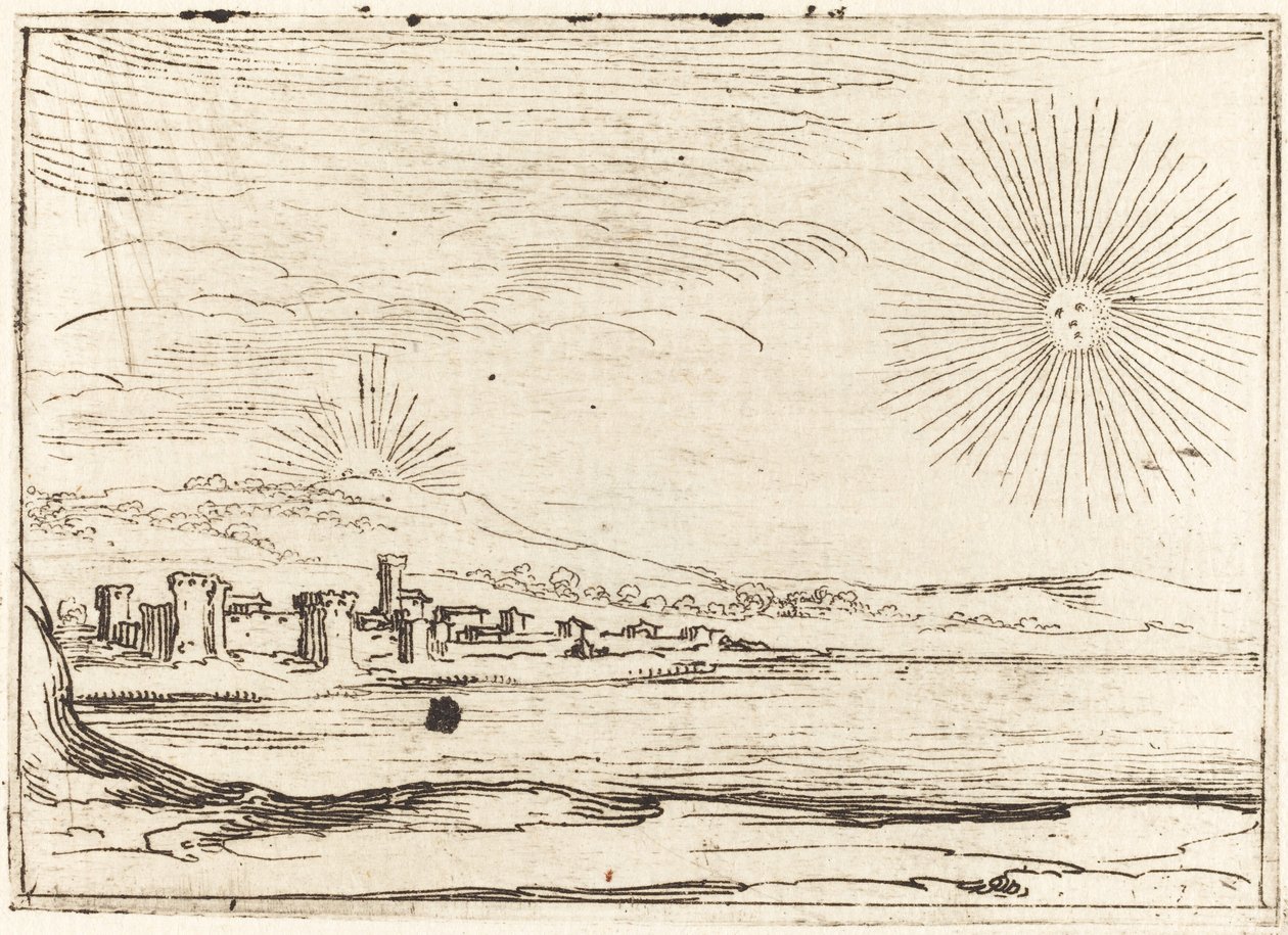Zonsopgang door Jacques Callot