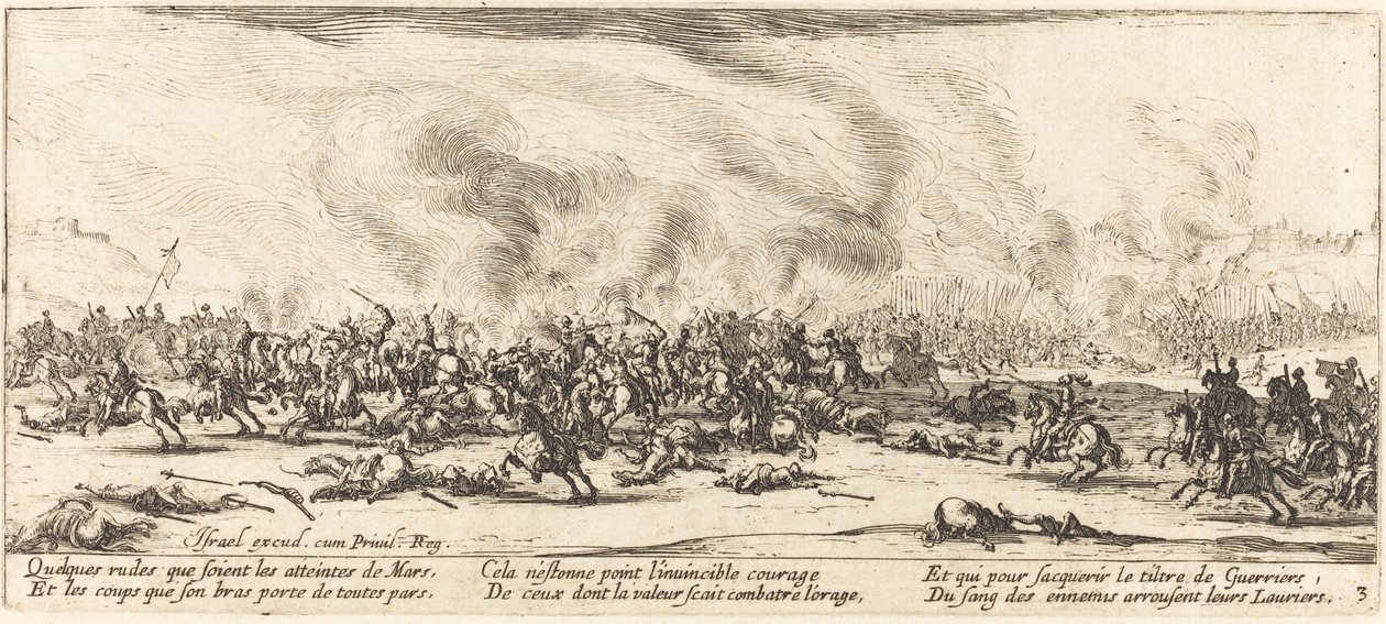 De slag door Jacques Callot