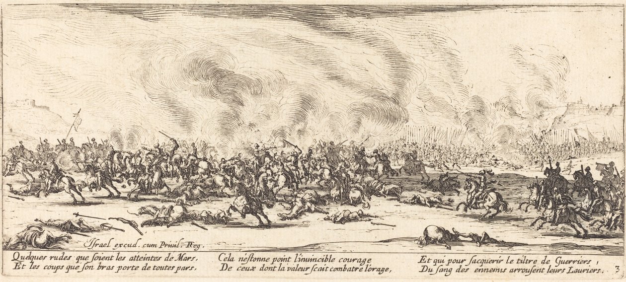 De slag door Jacques Callot
