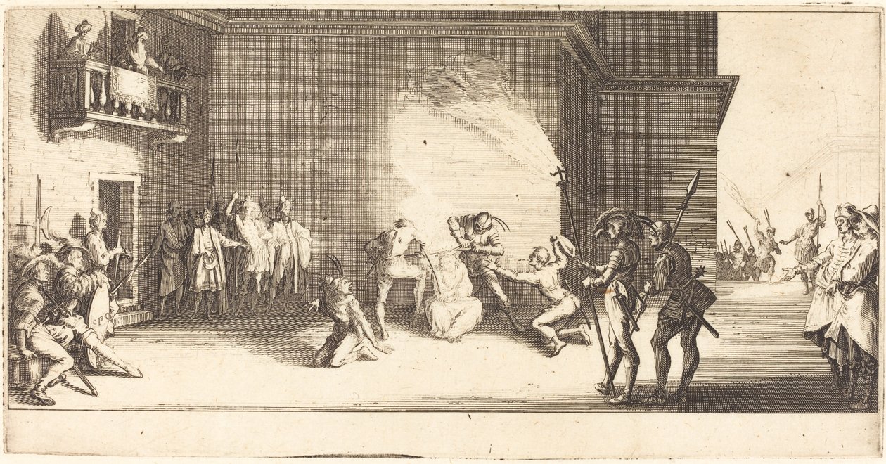 De Kroning met Doornen door Jacques Callot