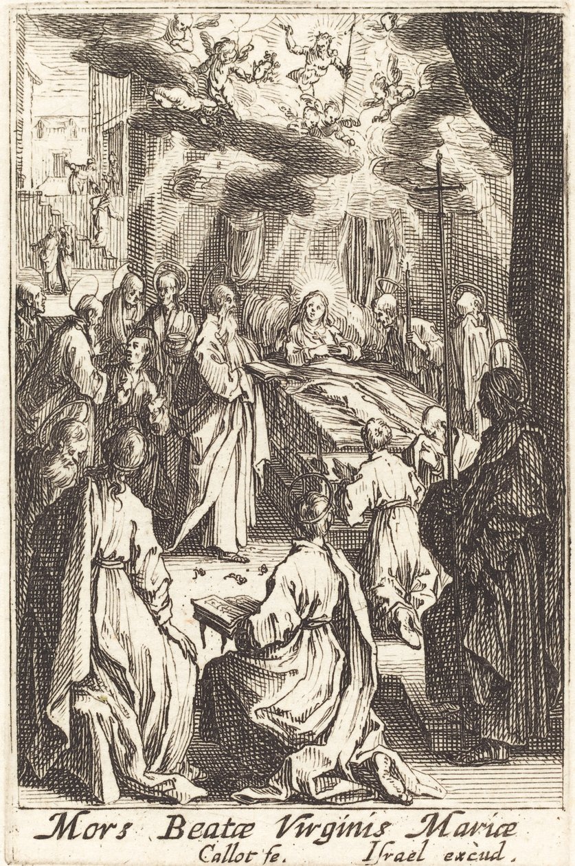 De Dood van de Maagd door Jacques Callot