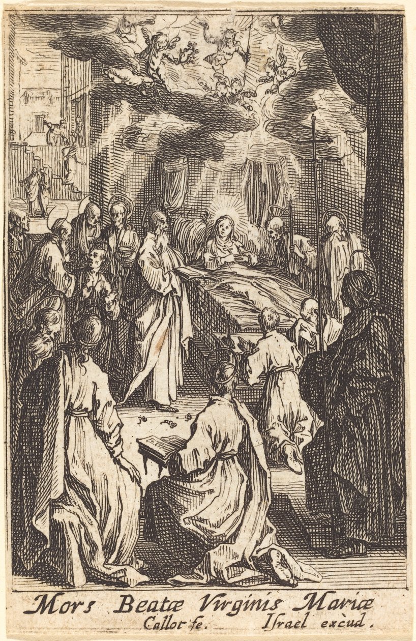 De dood van de Maagd door Jacques Callot