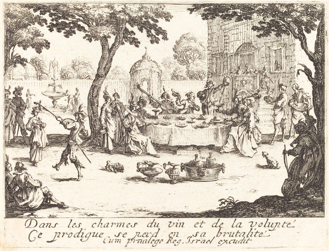 De Verkwisting door Jacques Callot