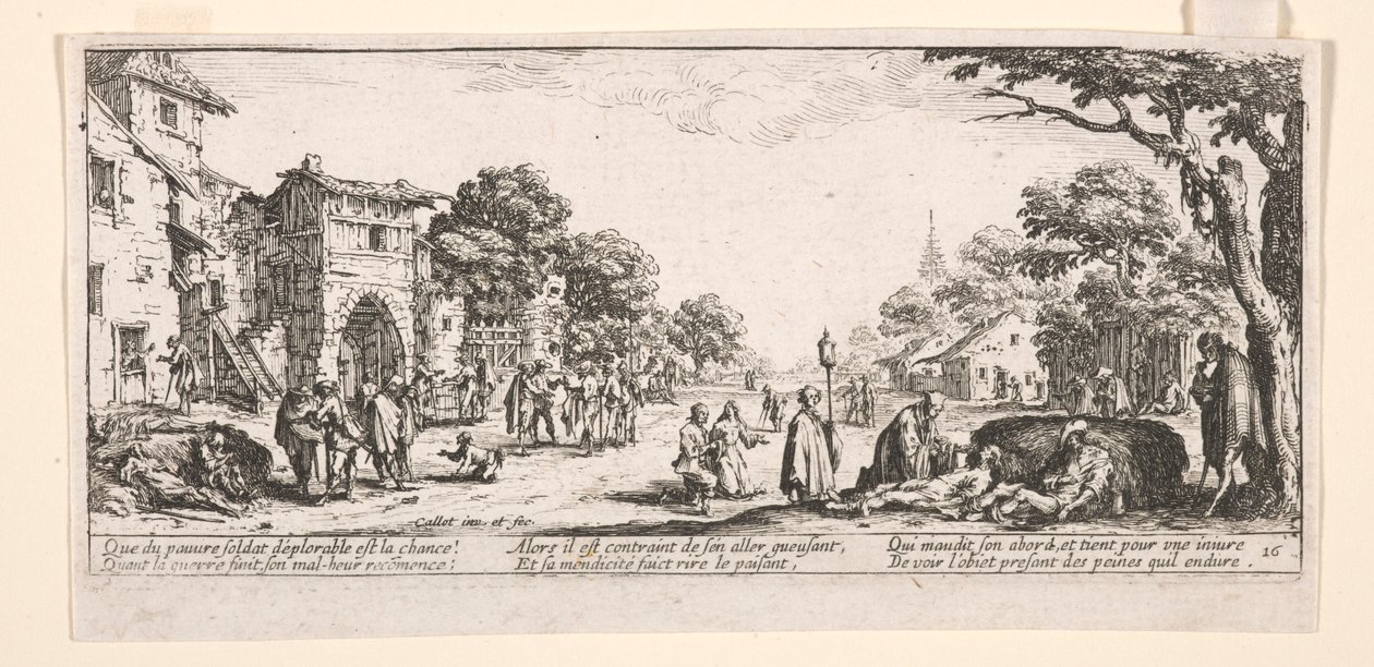 De Stervenden langs de Weg door Jacques Callot