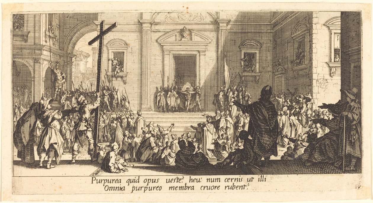 Ecce Homo, ca. 1618 door Jacques Callot