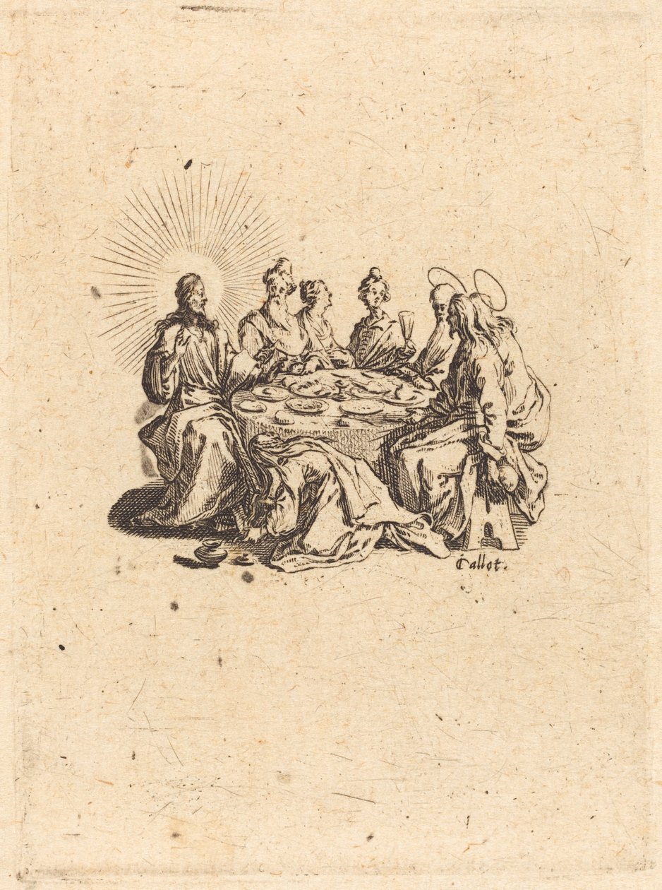 Het feest van de Farizeeën door Jacques Callot