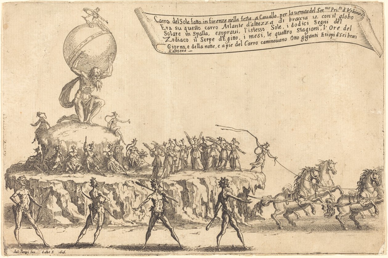 De Zonnevlot door Jacques Callot