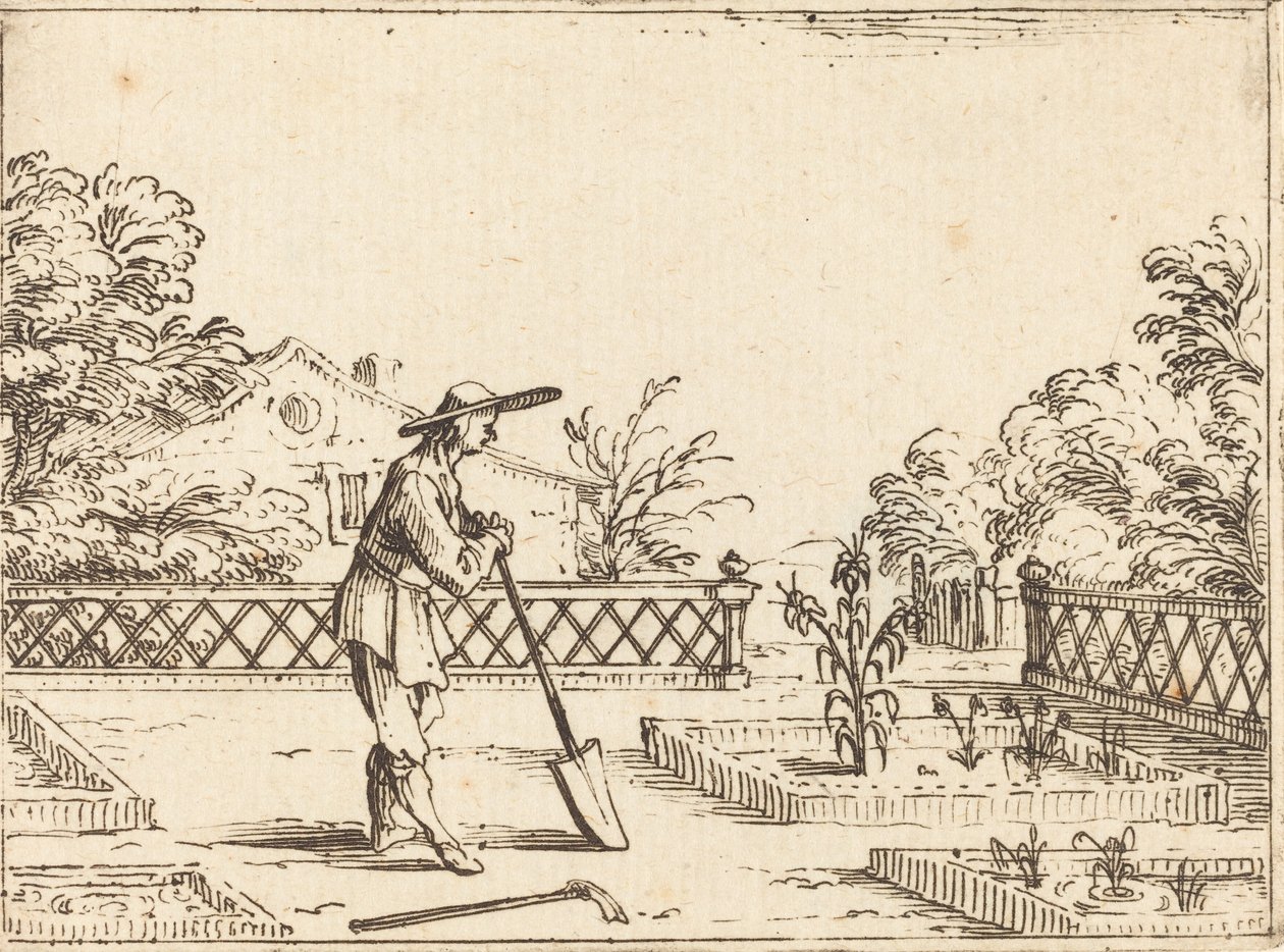 De Tuinman door Jacques Callot