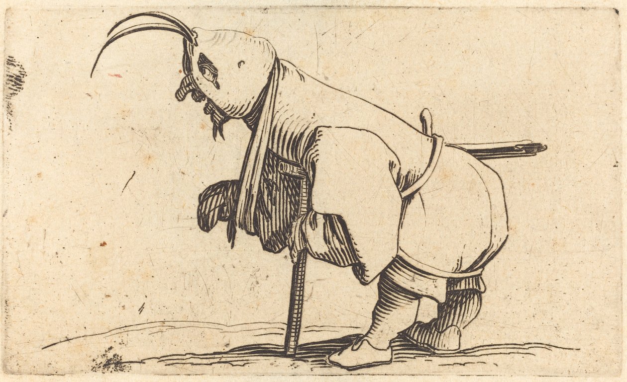 De Gehoode Kreupele door Jacques Callot