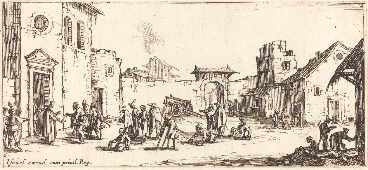Het Ziekenhuis door Jacques Callot