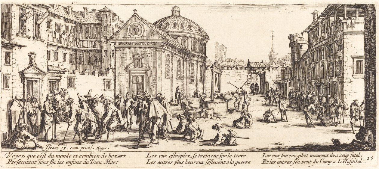 Het Ziekenhuis door Jacques Callot