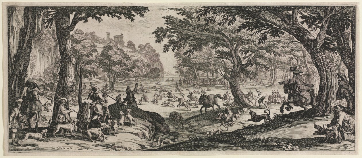 De Grote Jacht door Jacques Callot