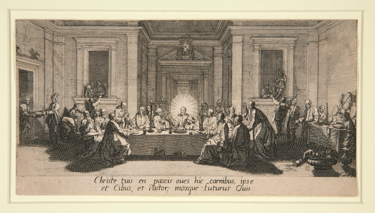 Het Laatste Avondmaal door Jacques Callot