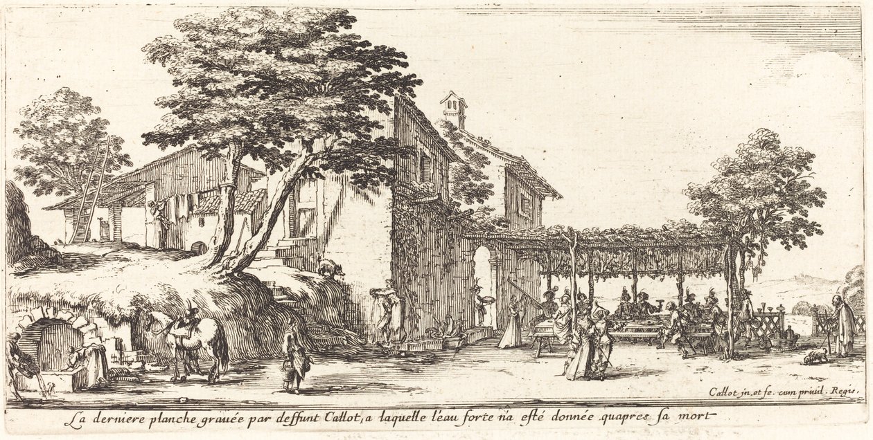 Het kleine latwerk door Jacques Callot