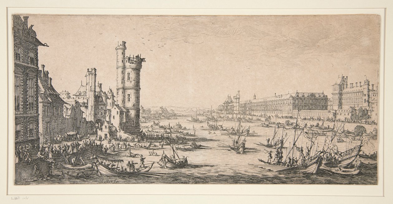 Het Louvre door Jacques Callot
