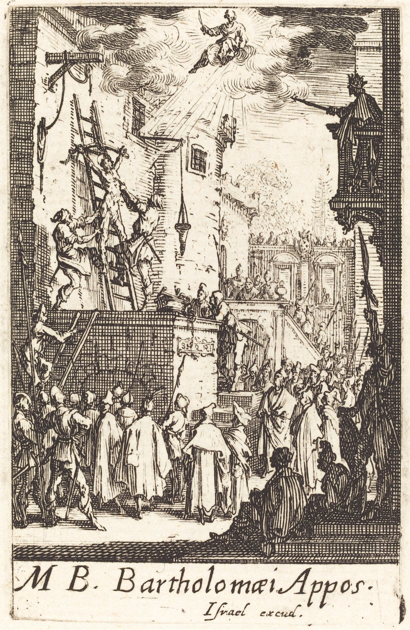 Het martelaarschap van Sint Bartholomeus, ca. 1634-1635 door Jacques Callot