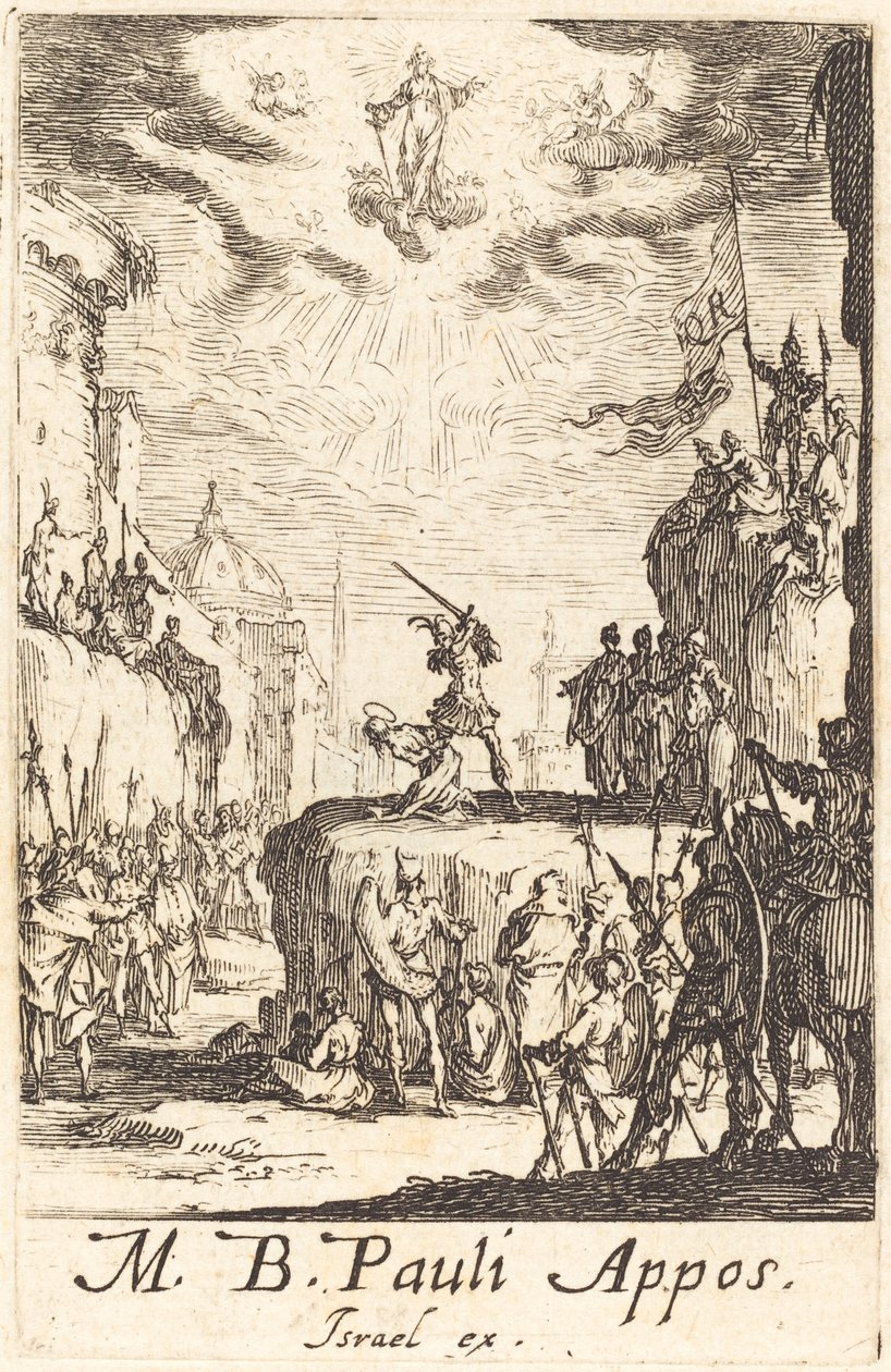 Het martelaarschap van Sint Paulus door Jacques Callot