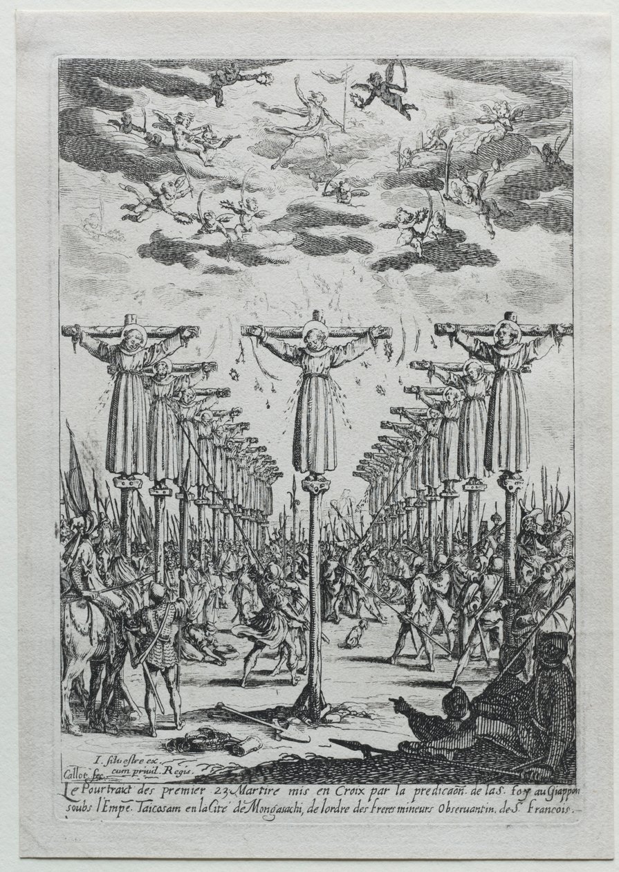 De Martelaren van Japan door Jacques Callot
