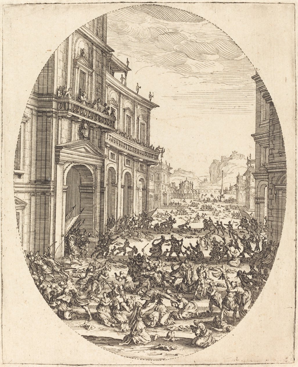 De Kindermoord, ca. 1622 door Jacques Callot