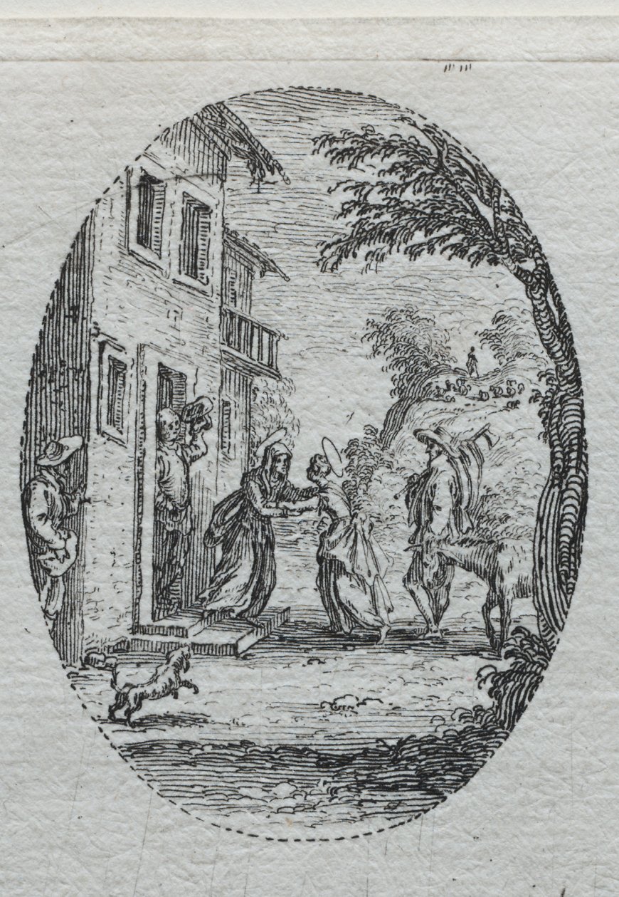 De Mysteriën van de Passie: Het Bezoek door Jacques Callot