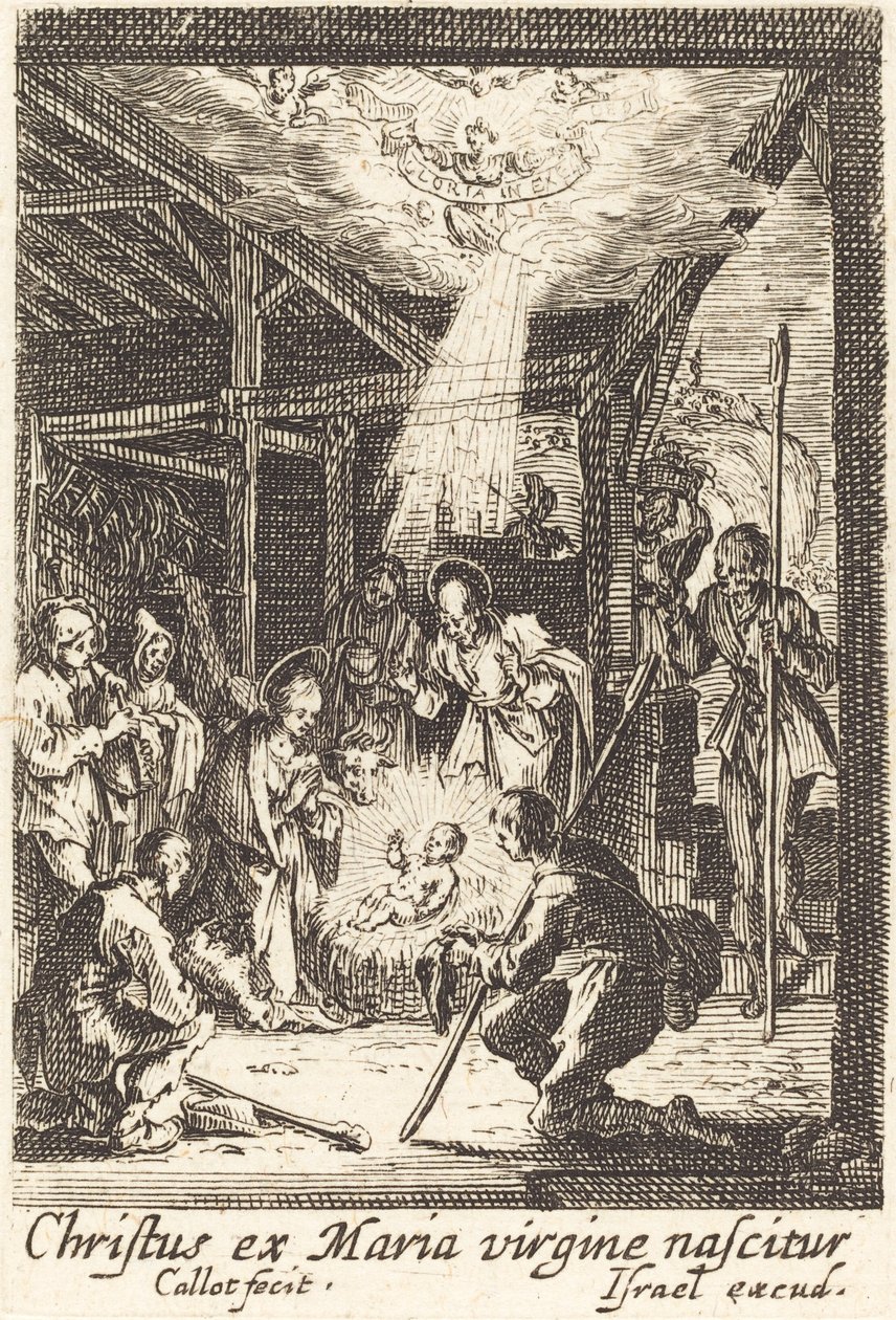 De geboorte door Jacques Callot