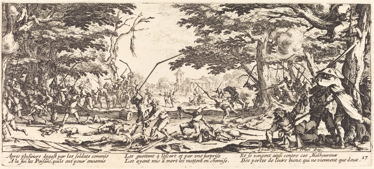 De Boeren Wreken Zich door Jacques Callot