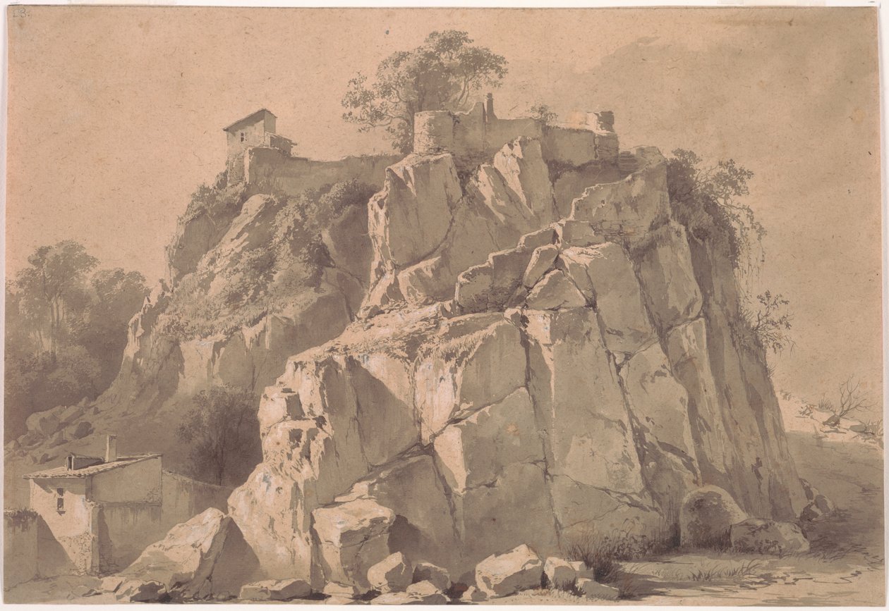 De rots van Beauregard, Lyon door Jacques Callot