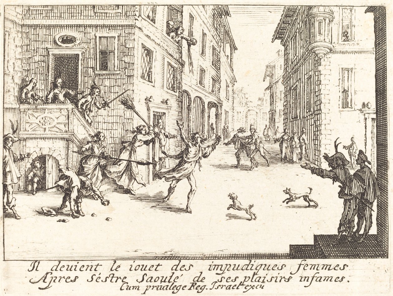 De Ruïne door Jacques Callot