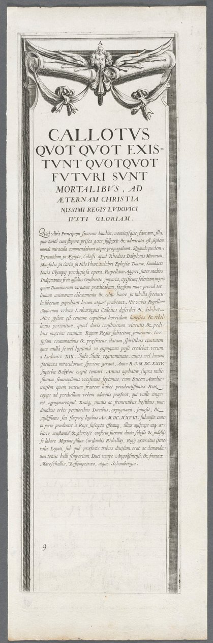 Het beleg van La Rochelle: Plaat 8 door Jacques Callot