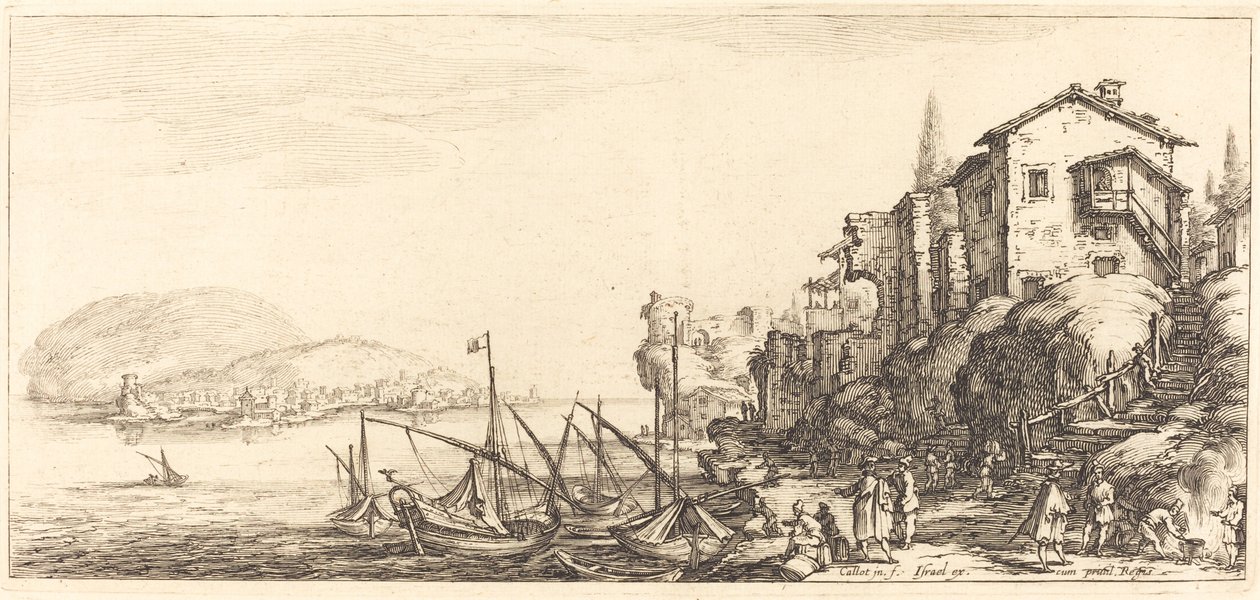 De Kleine Haven door Jacques Callot