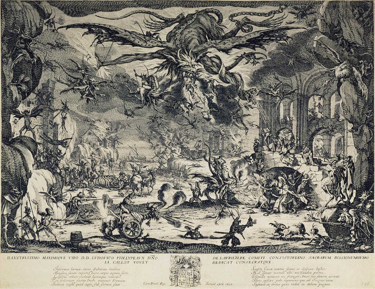 De verleiding van Sint Antonius door Jacques Callot