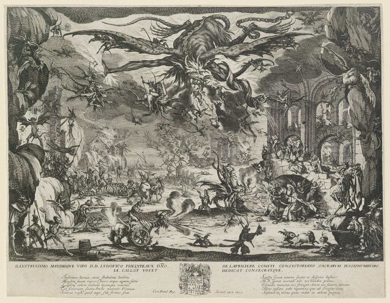 De Verleiding van St. Antonius door Jacques Callot