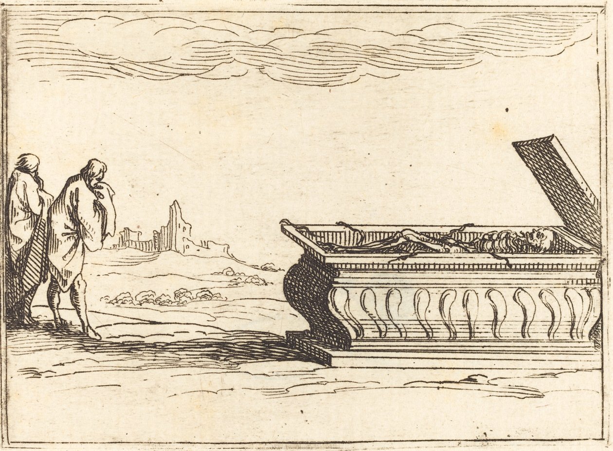 Het graf door Jacques Callot