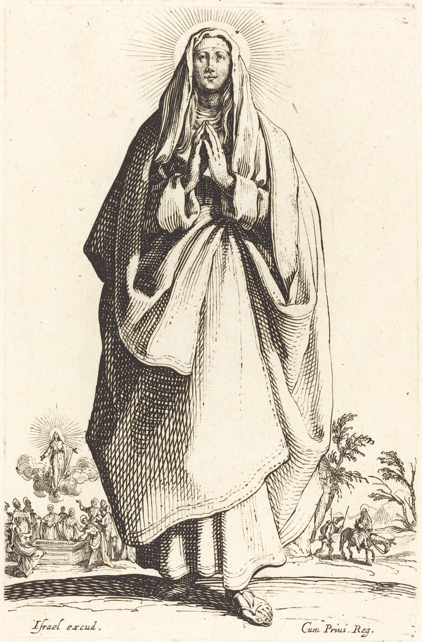 De Maagd door Jacques Callot