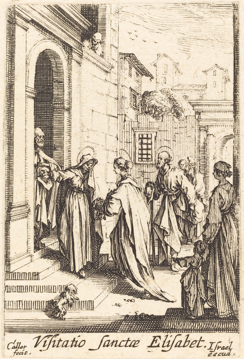 De Visitatie door Jacques Callot