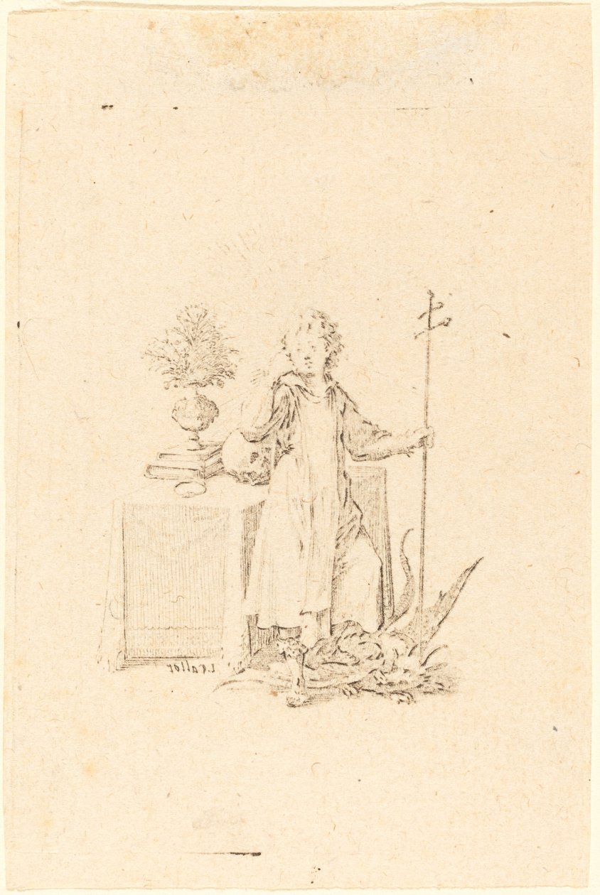 De jonge Jezus door Jacques Callot