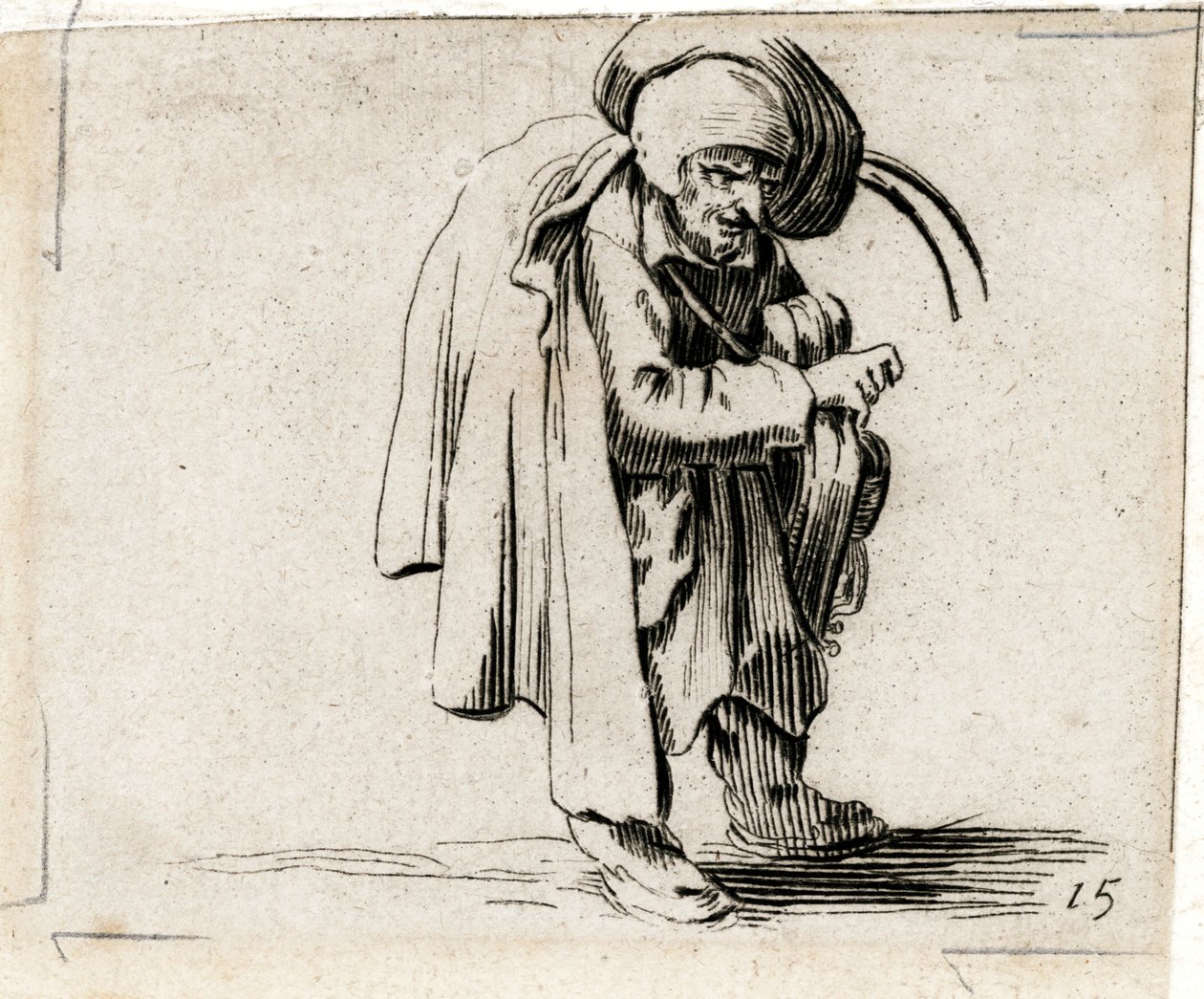 Varie Figure Gobbi ... (gravure) door Jacques Callot