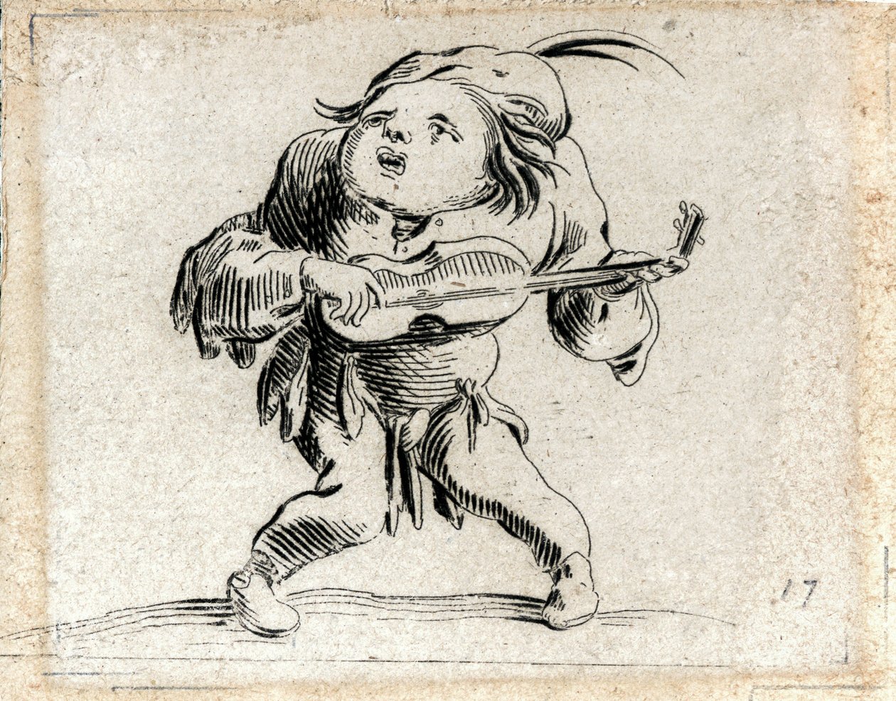 Varie Figure Gobbi ... (gravure) door Jacques Callot