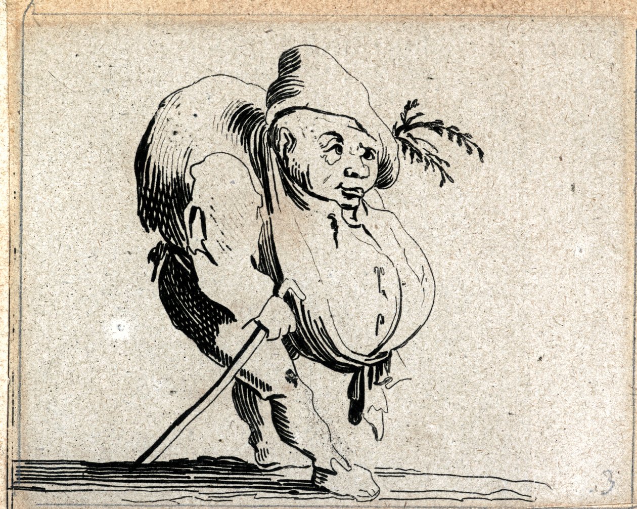 Varie Figure Gobbi ... (gravure) door Jacques Callot