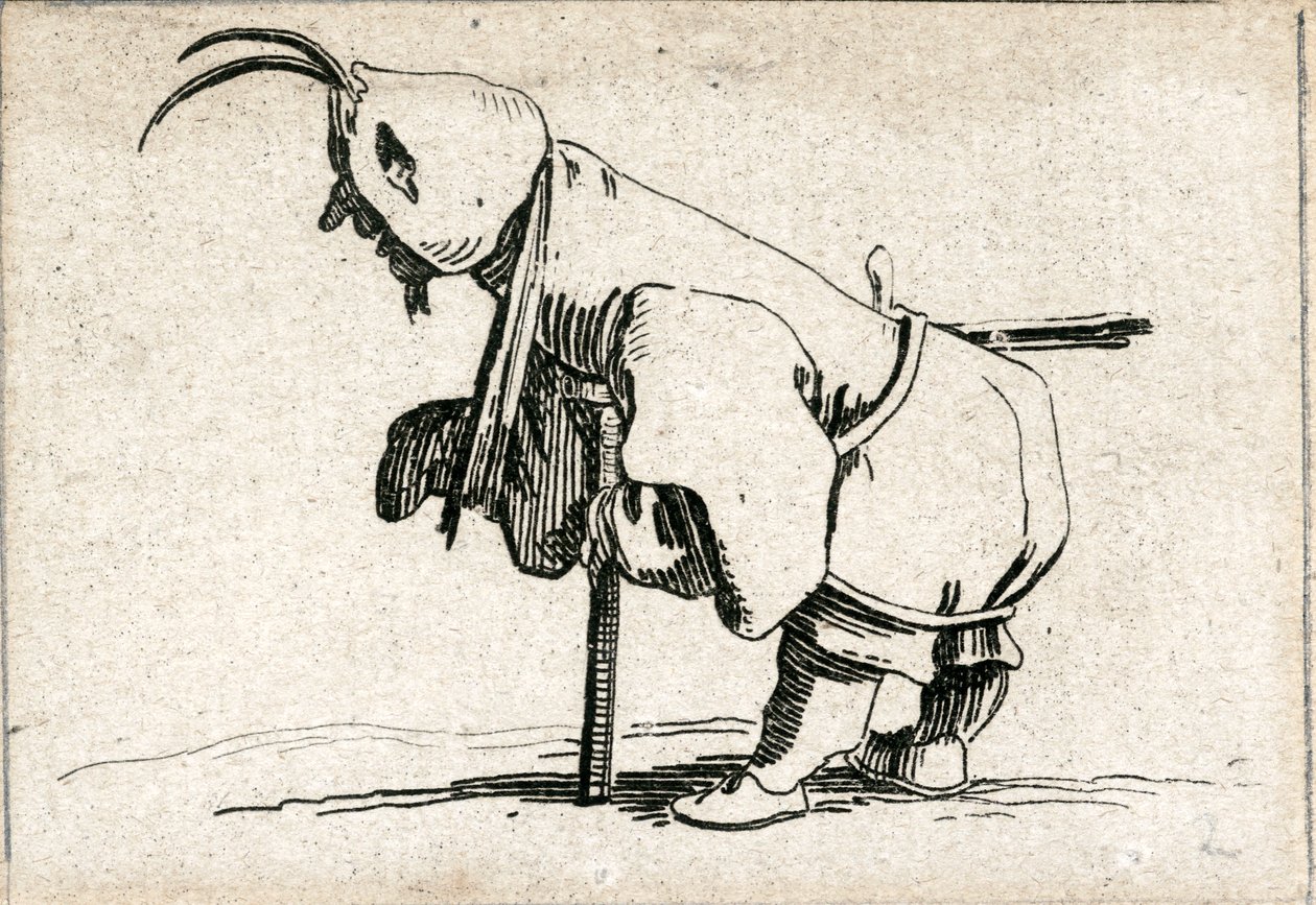 Varie Figure Gobbi ... (gravure) door Jacques Callot