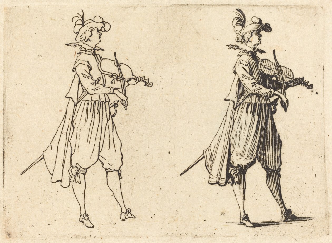 Violist door Jacques Callot